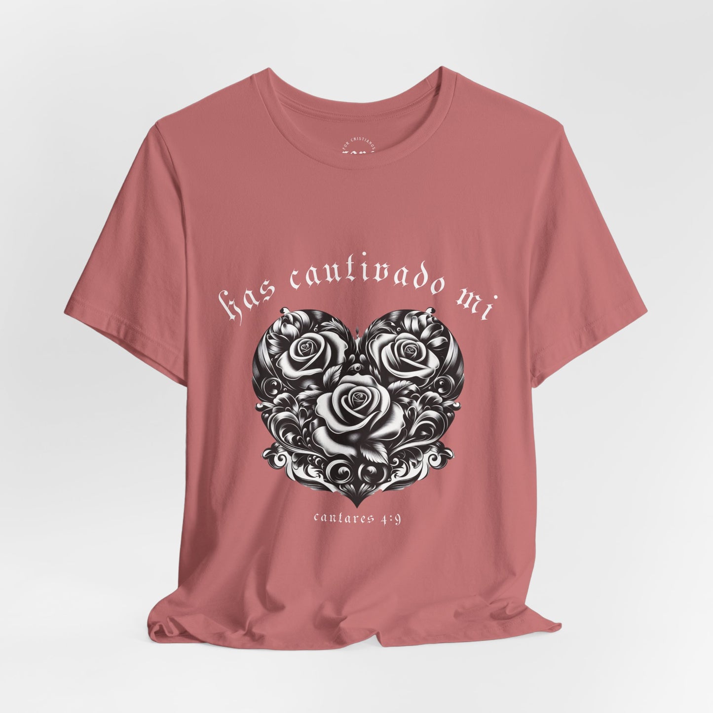 Camiseta Has Cautivado Mi Corazón (estampado delante, bicolor 2)