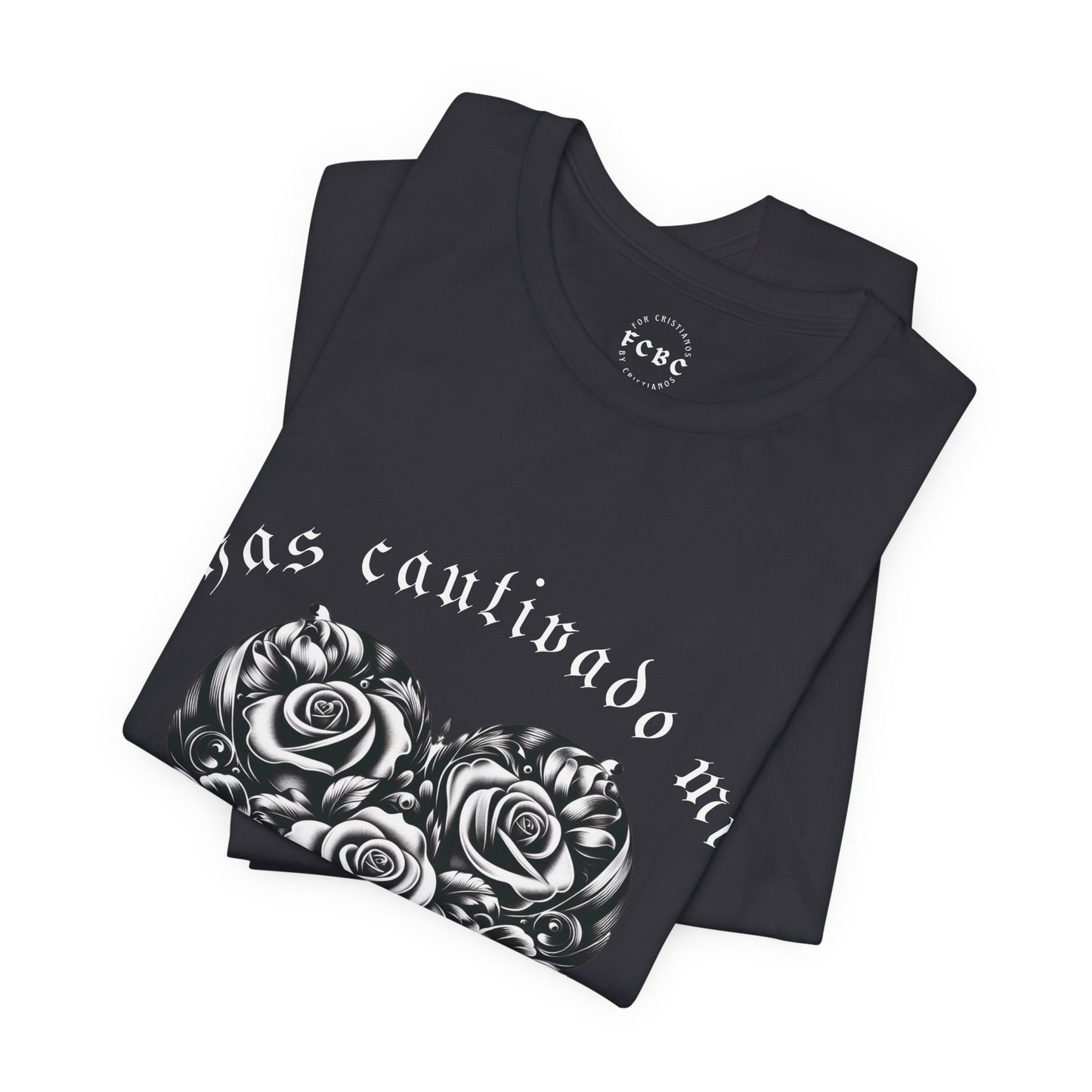Camiseta Has Cautivado Mi Corazón (estampado delante, bicolor 2)