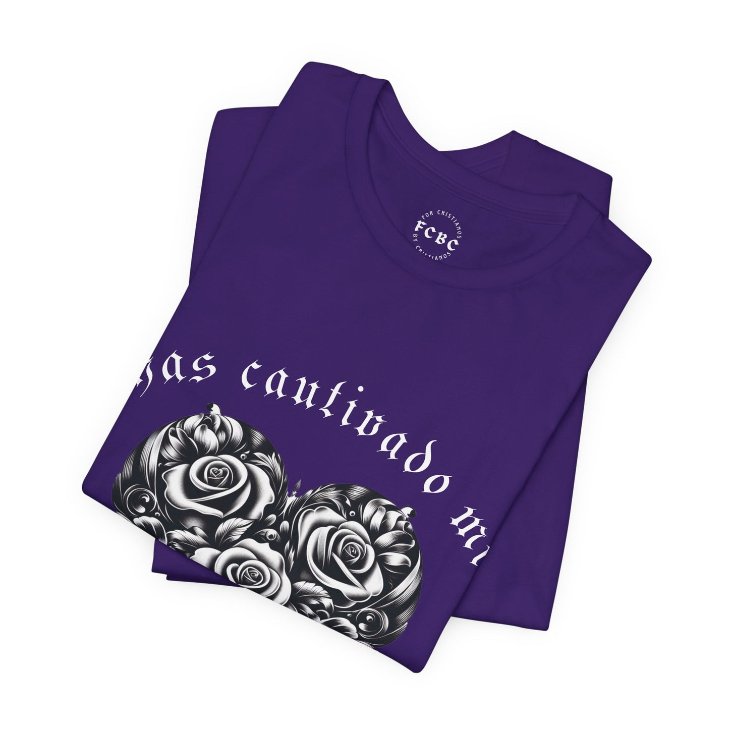 Camiseta Has Cautivado Mi Corazón (estampado delante, bicolor 2)