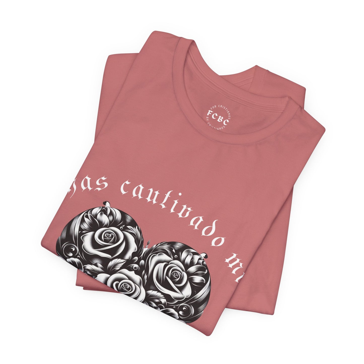 Camiseta Has Cautivado Mi Corazón (estampado delante, bicolor 2)