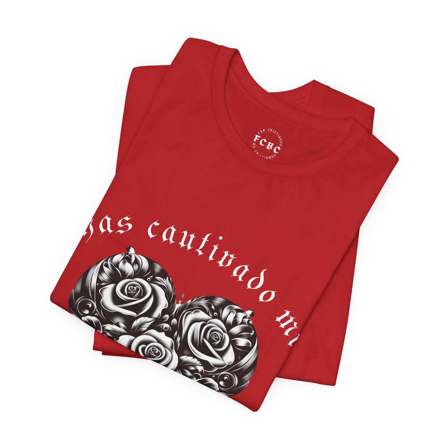 Camiseta Has Cautivado Mi Corazón (estampado delante, bicolor 2)