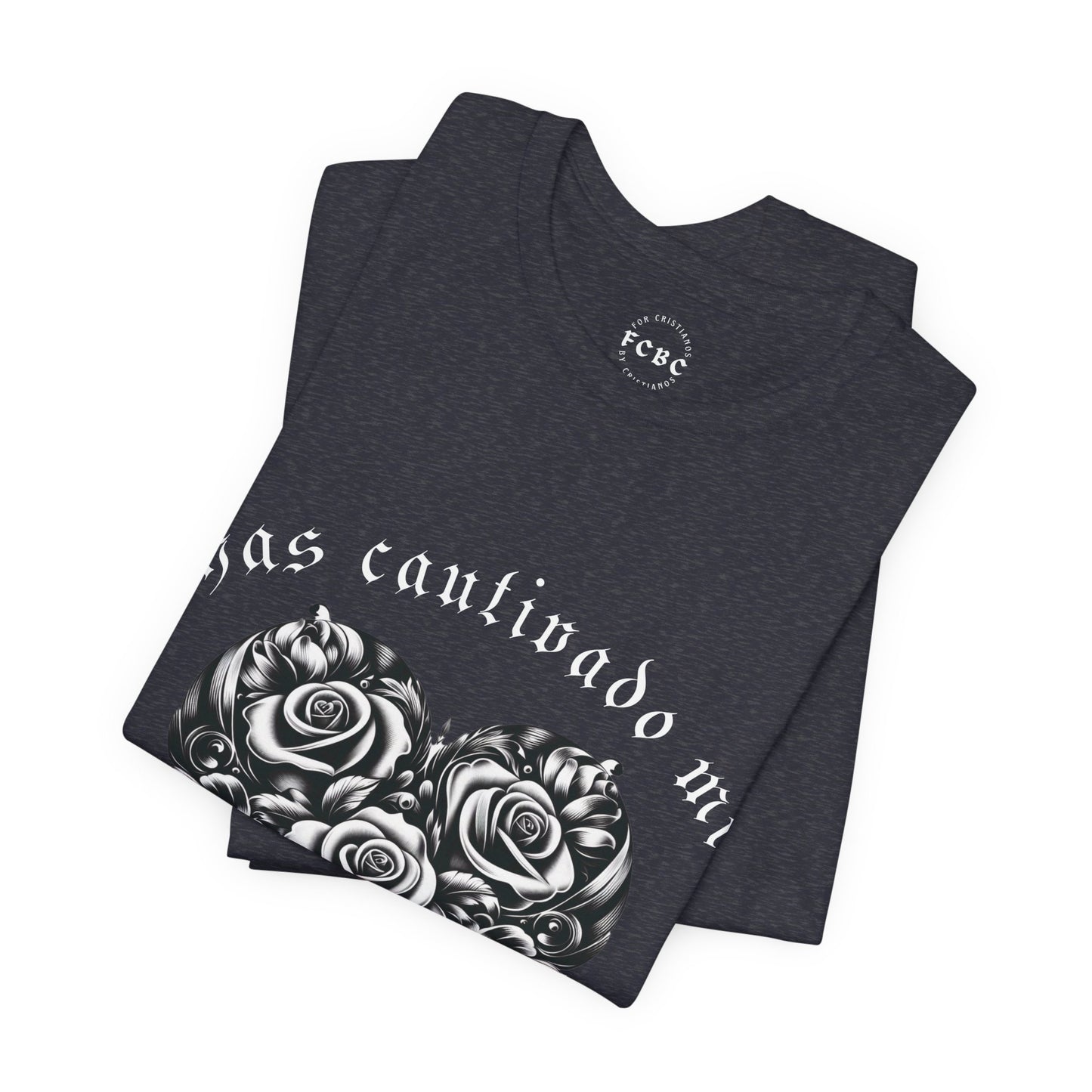 Camiseta Has Cautivado Mi Corazón (estampado delante, bicolor 2)