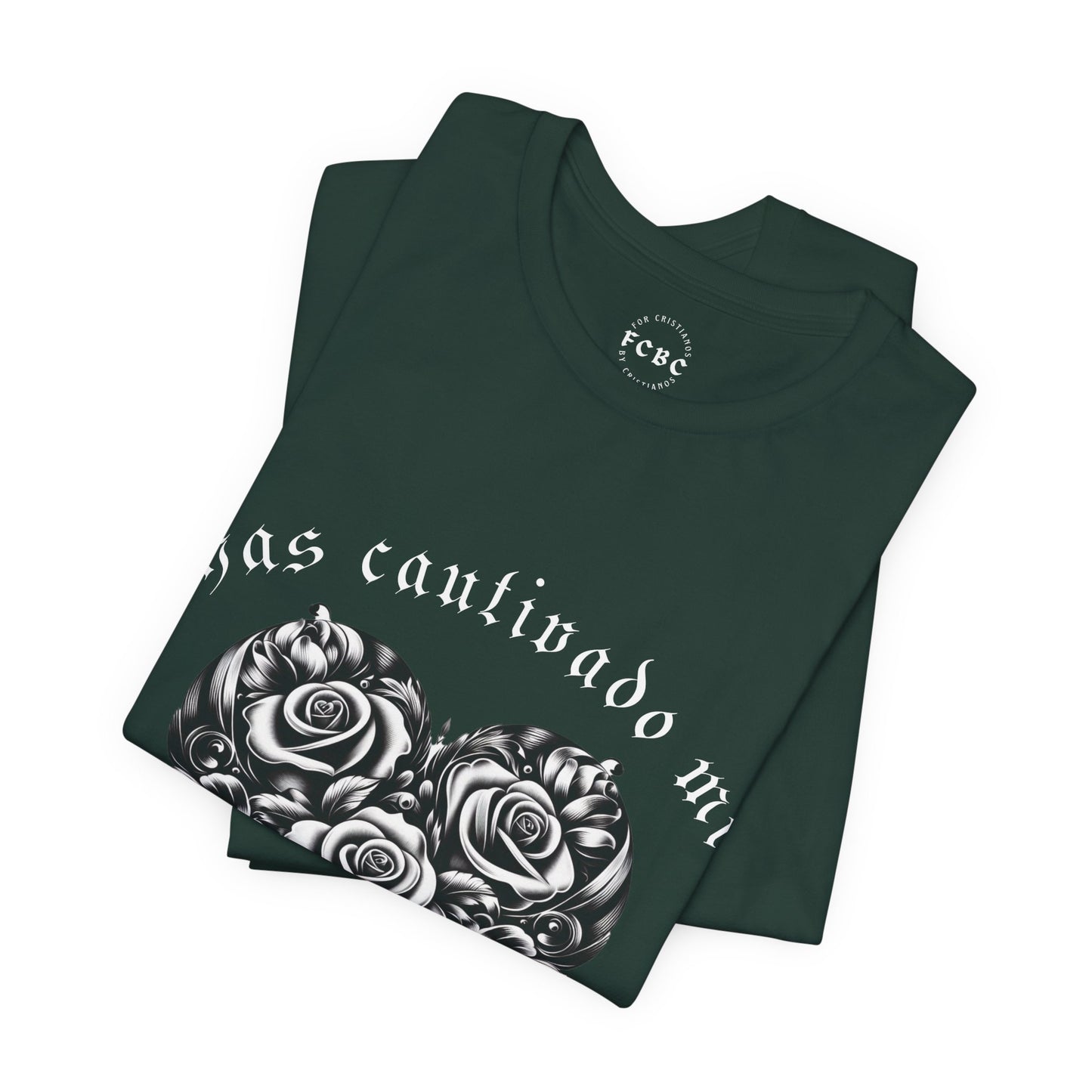 Camiseta Has Cautivado Mi Corazón (estampado delante, bicolor 2)