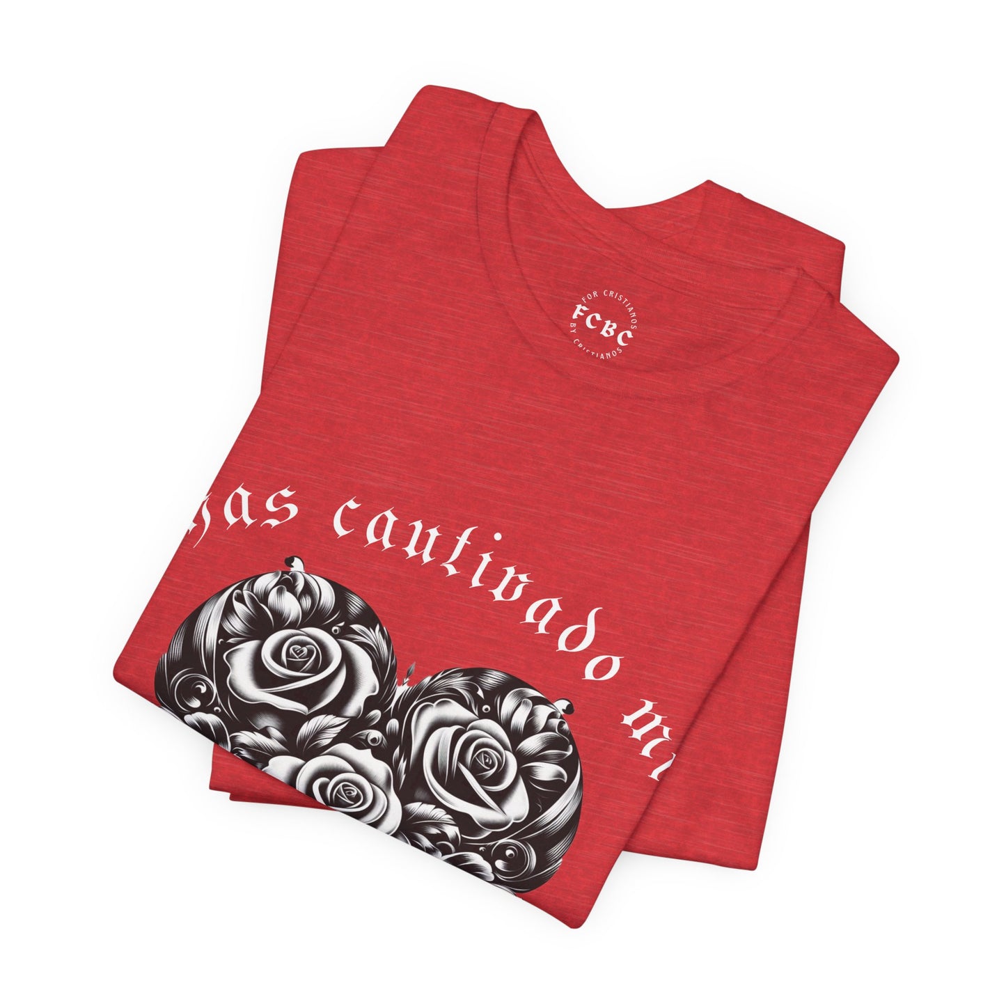 Camiseta Has Cautivado Mi Corazón (estampado delante, bicolor 2)