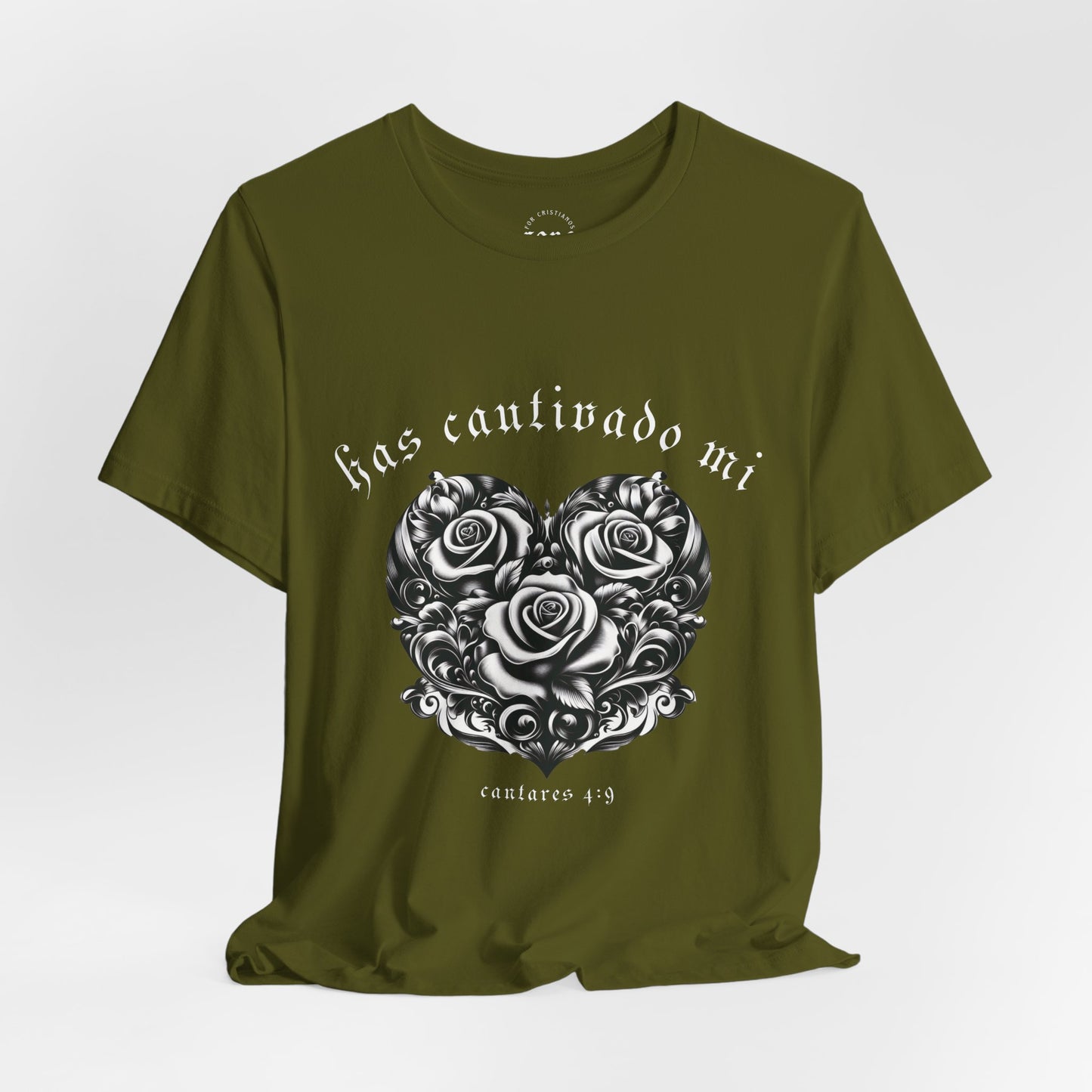 Camiseta Has Cautivado Mi Corazón (estampado delante, bicolor 2)