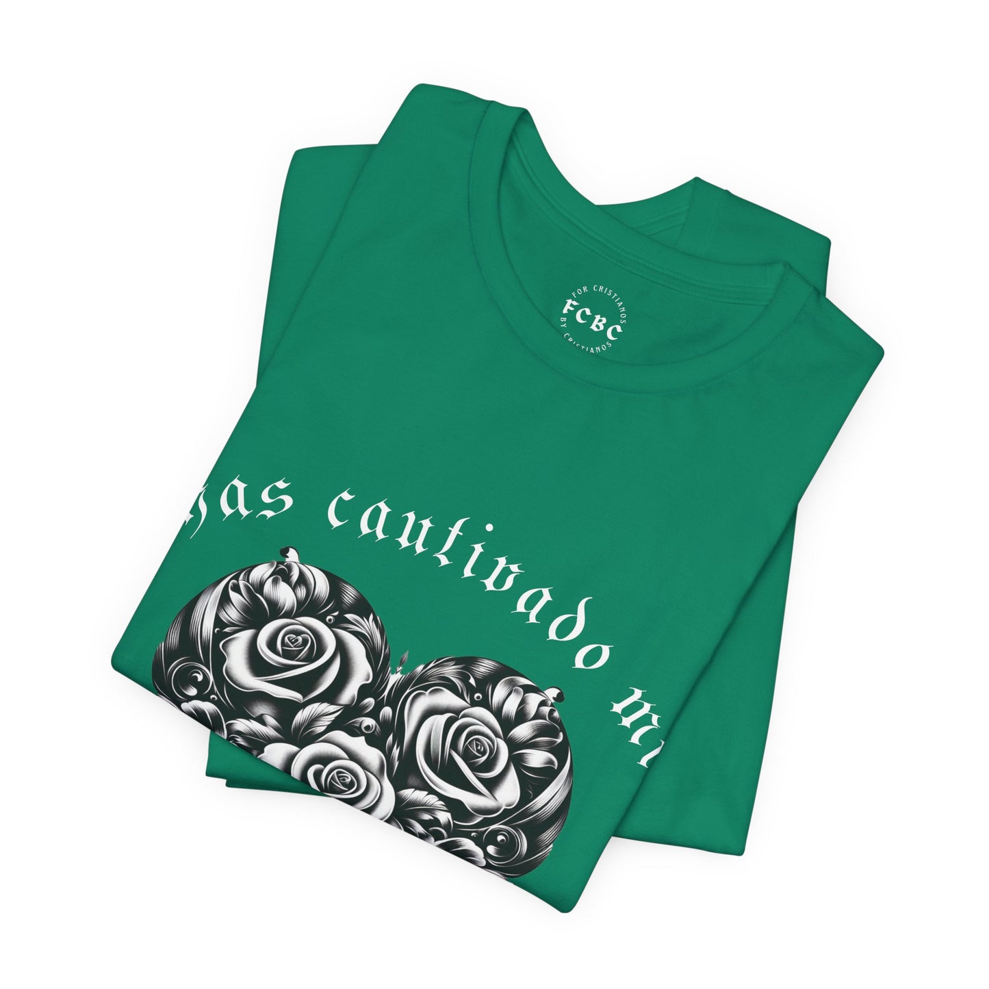 Camiseta Has Cautivado Mi Corazón (estampado delante, bicolor 2)