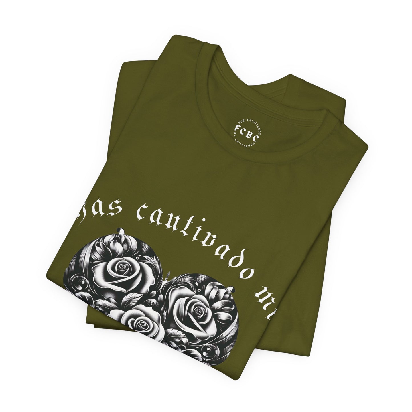 Camiseta Has Cautivado Mi Corazón (estampado delante, bicolor 2)