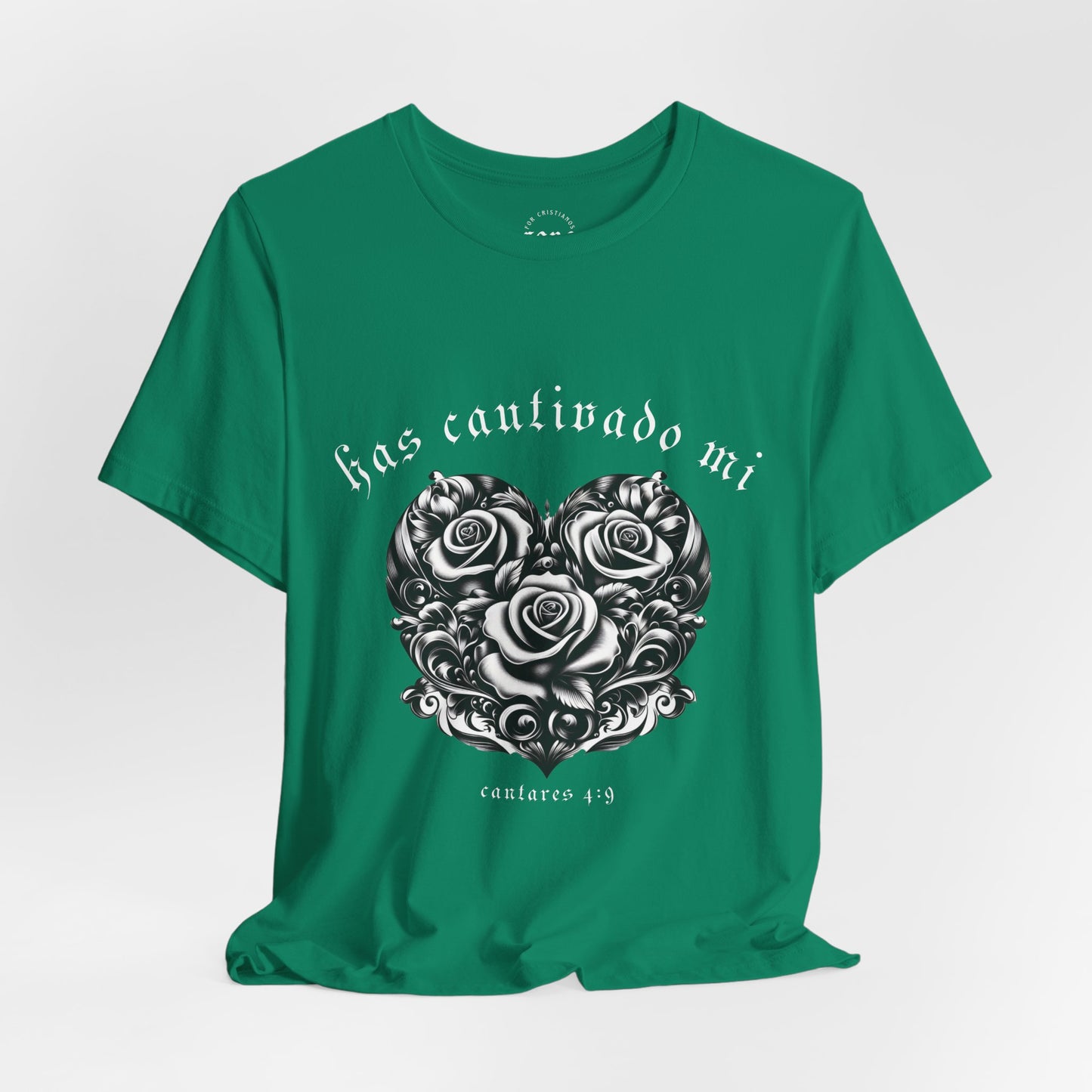 Camiseta Has Cautivado Mi Corazón (estampado delante, bicolor 2)