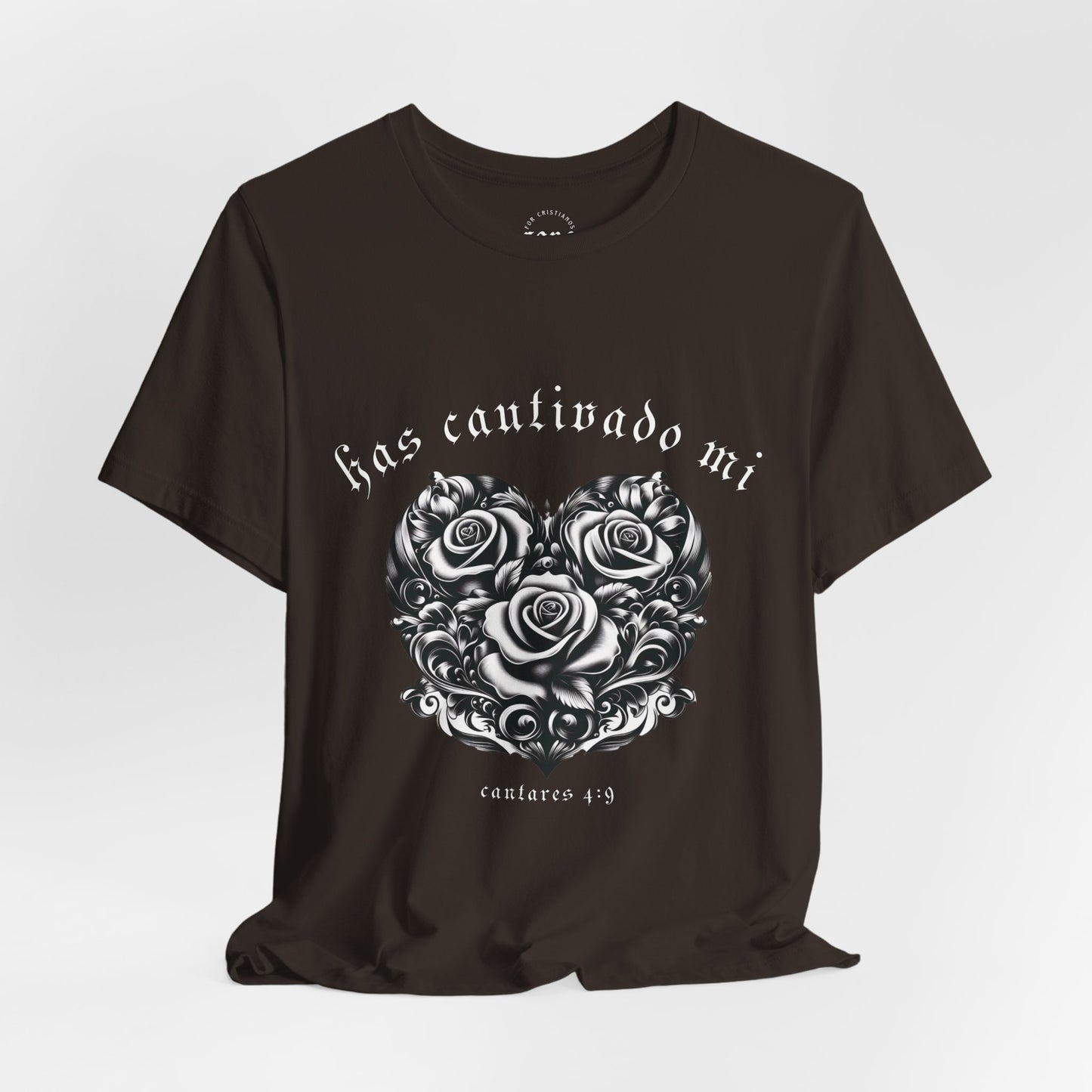 Camiseta Has Cautivado Mi Corazón (estampado delante, bicolor 2)