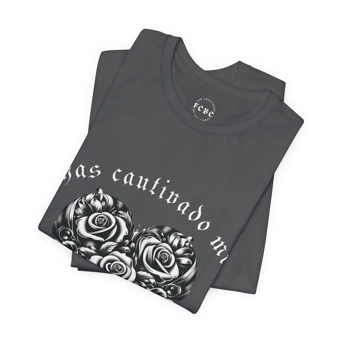 Camiseta Has Cautivado Mi Corazón (estampado delante, bicolor 2)