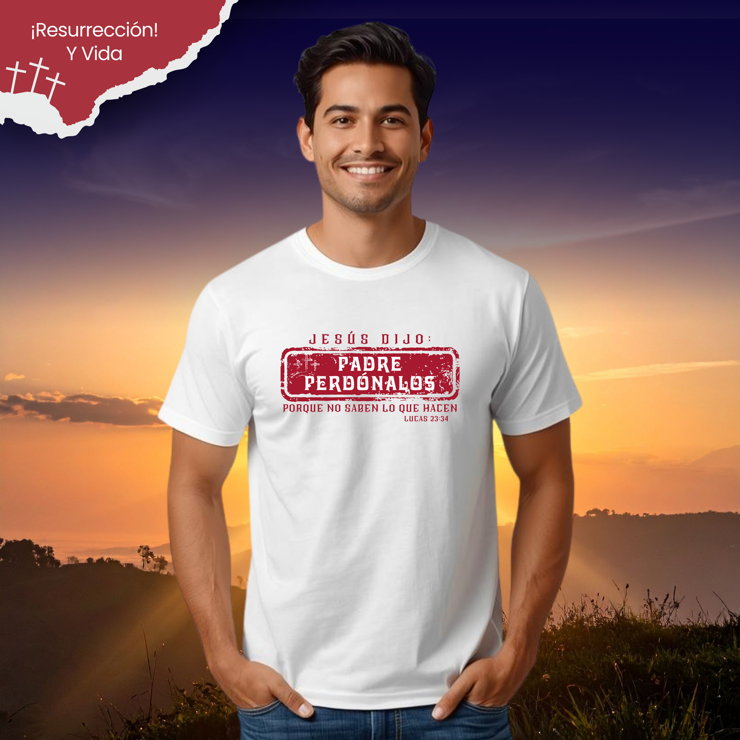 Camiseta Padre Perdónalos