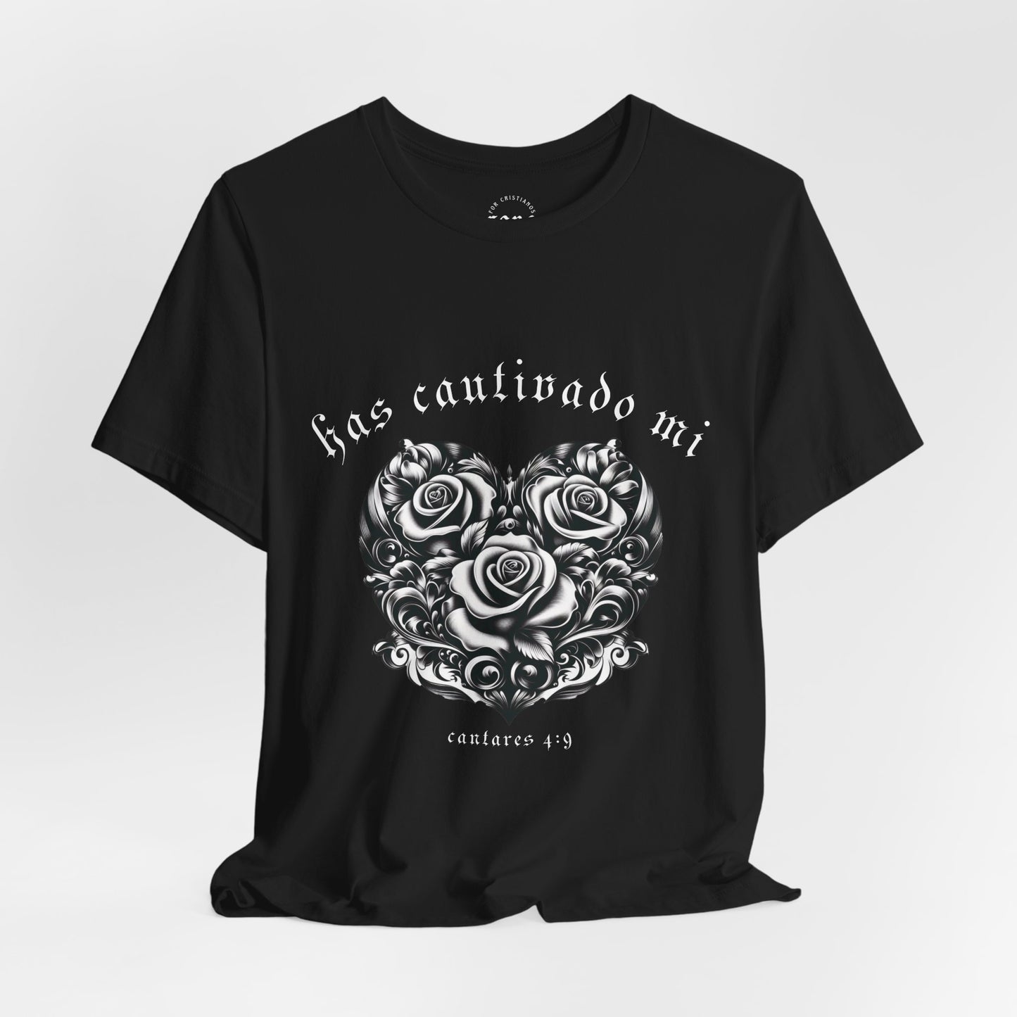 Camiseta Has Cautivado Mi Corazón (estampado delante, bicolor 2)