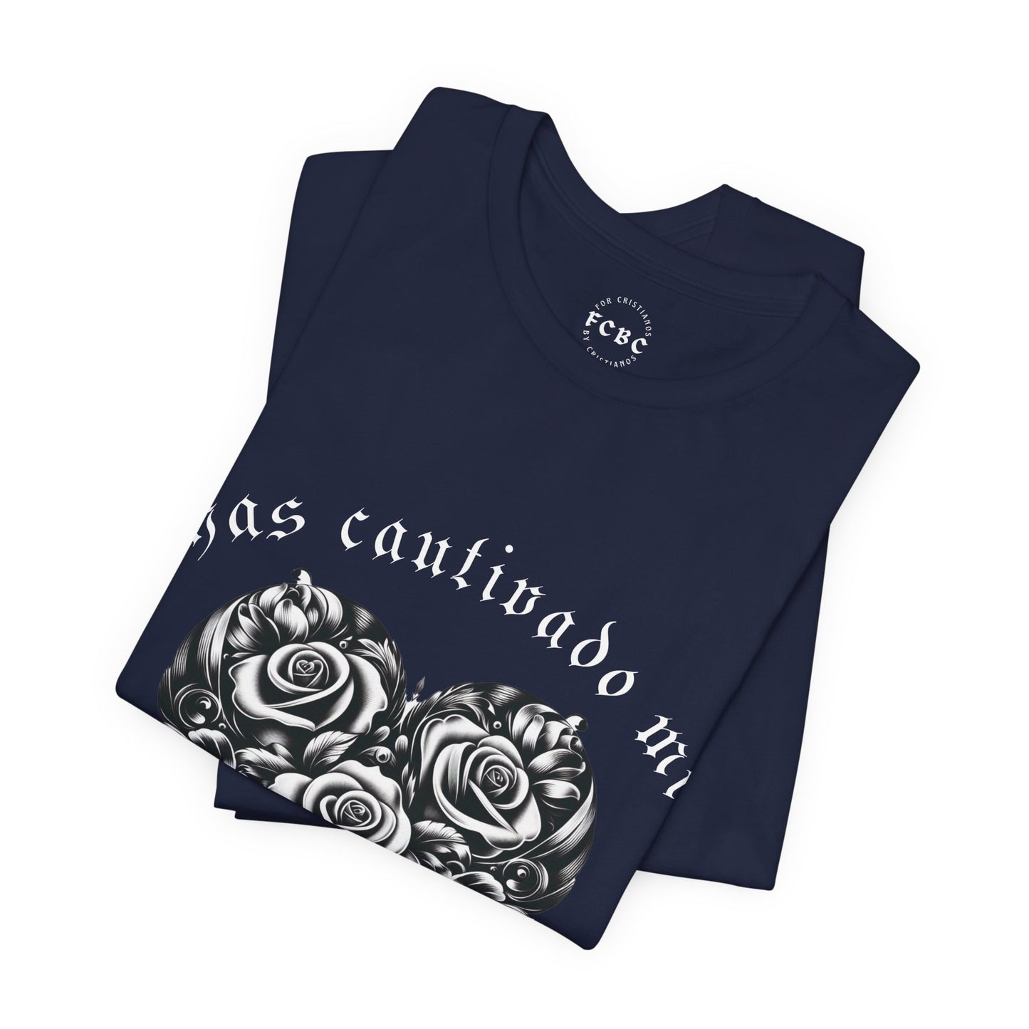 Camiseta Has Cautivado Mi Corazón (estampado delante, bicolor 2)