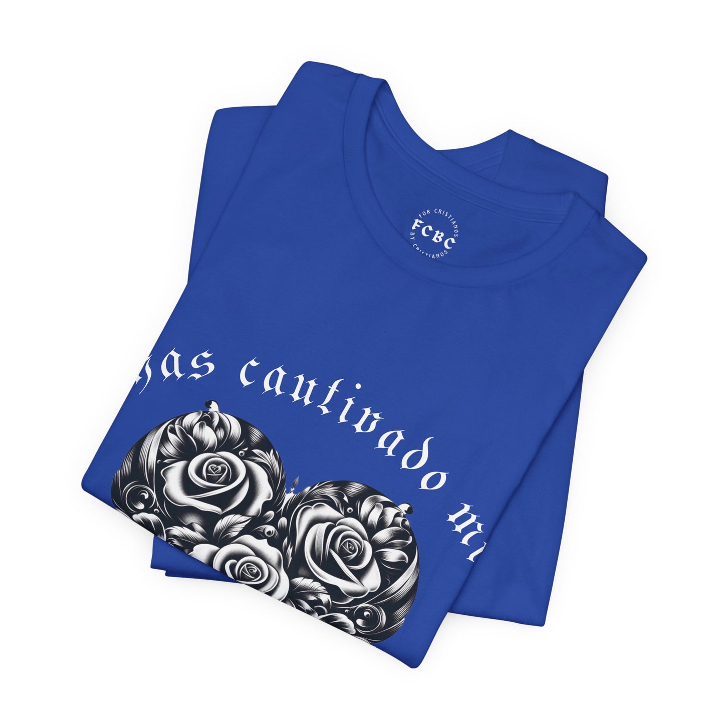 Camiseta Has Cautivado Mi Corazón (estampado delante, bicolor 2)