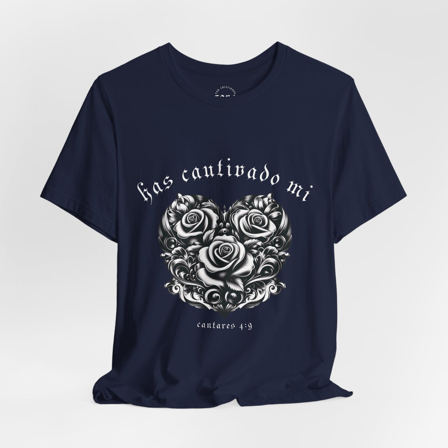 Camiseta Has Cautivado Mi Corazón (estampado delante, bicolor 2)
