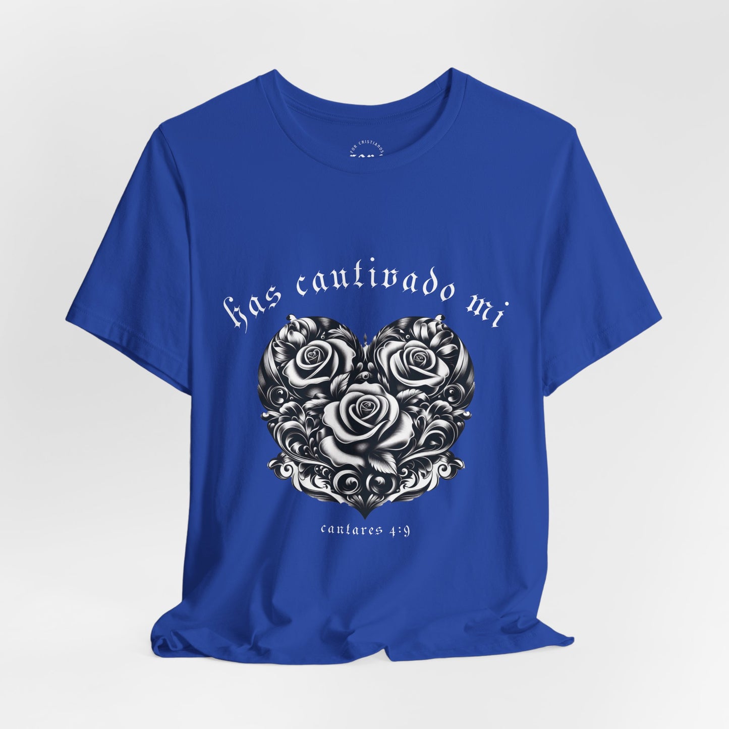 Camiseta Has Cautivado Mi Corazón (estampado delante, bicolor 2)