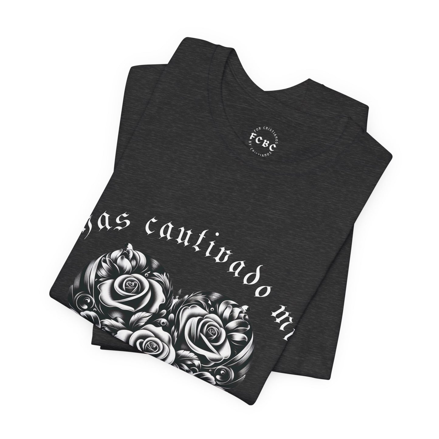 Camiseta Has Cautivado Mi Corazón (estampado delante, bicolor 2)