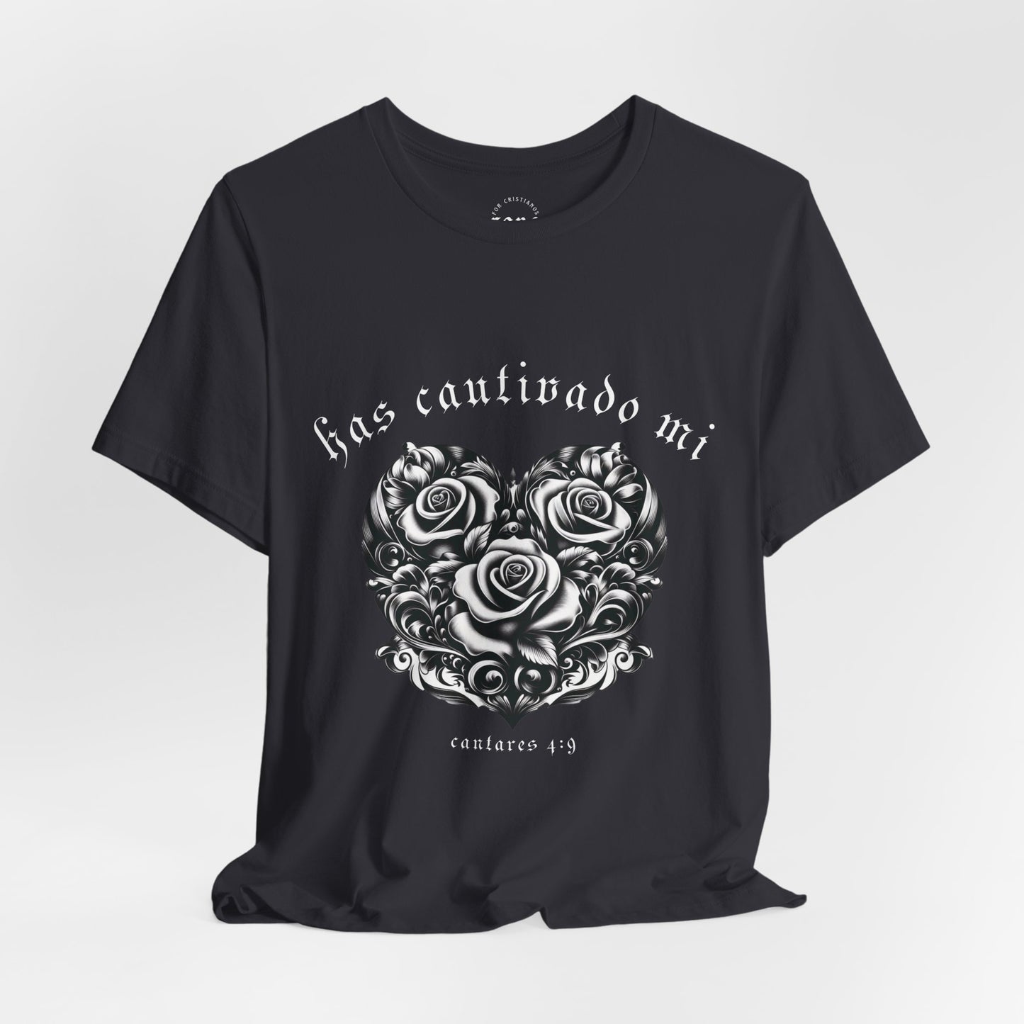 Camiseta Has Cautivado Mi Corazón (estampado delante, bicolor 2)